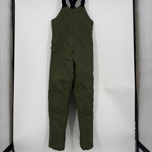 Vintage Edco Insulated Winter Bib Overalls Nylon Military Green Men 30 x 32 - Picture 2 of 15